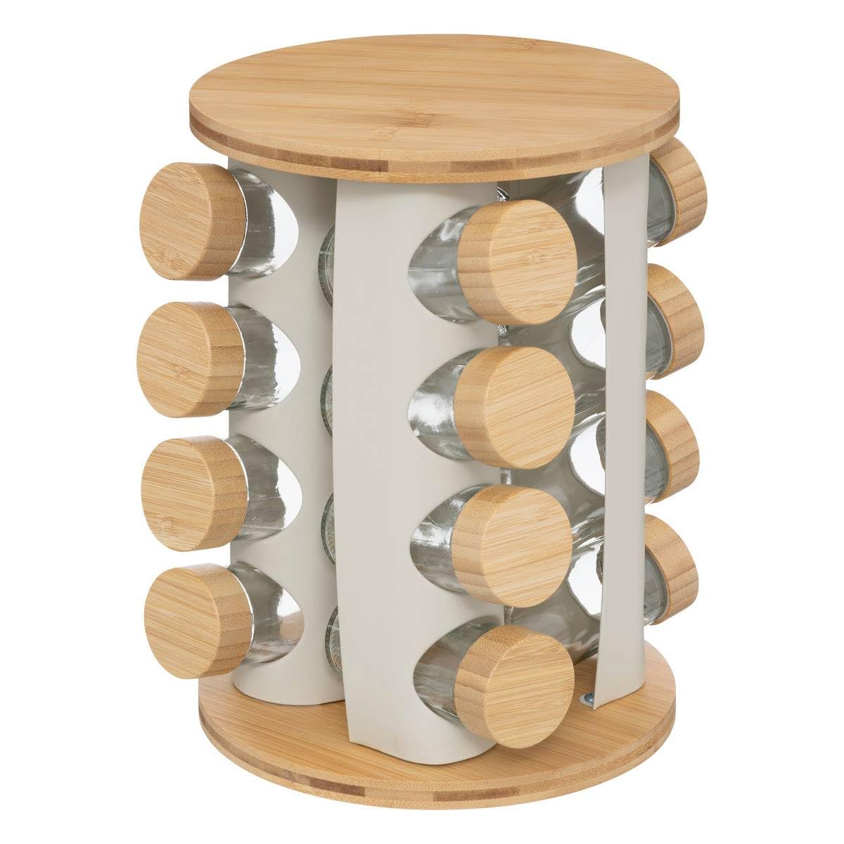 5five - présentoir à épices sensia avec plateau tournant 15 pots