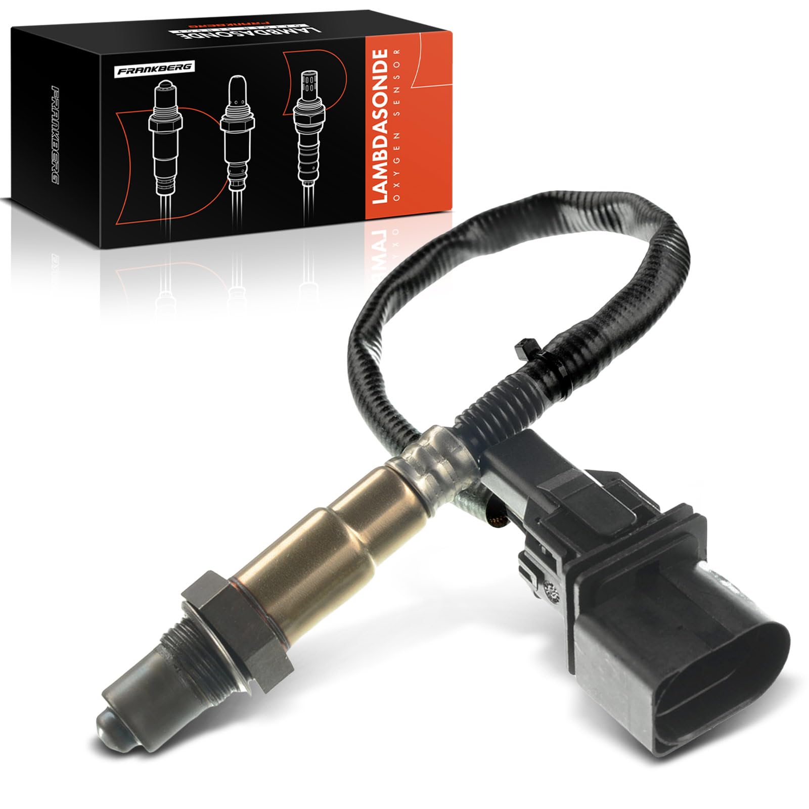 Lambdasonde Regelsonde vor Kat für A3 A4 A8 TT 1er E87 3er E46 5er E60 E61 6er E63 E64 7er E65 E66 E67 X3 E83 X5 E53 Leon 1M1 Golf V Polo T-o-u-a-r-e-g T-o-u-r-a-n 1998-2012 250-25002