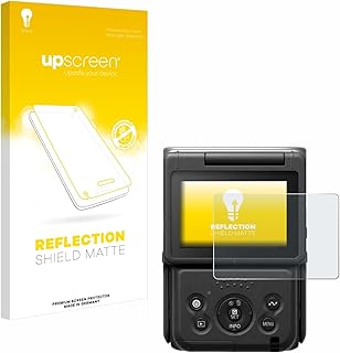 upscreen Anti-Glare Screen Protector compatible with Canon PowerShot V10 â€“ Protection Film Matte