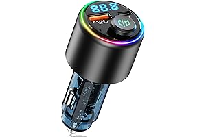 Blackweb Bluetooth 5.3 Transmitter USB Car Charger Adapter