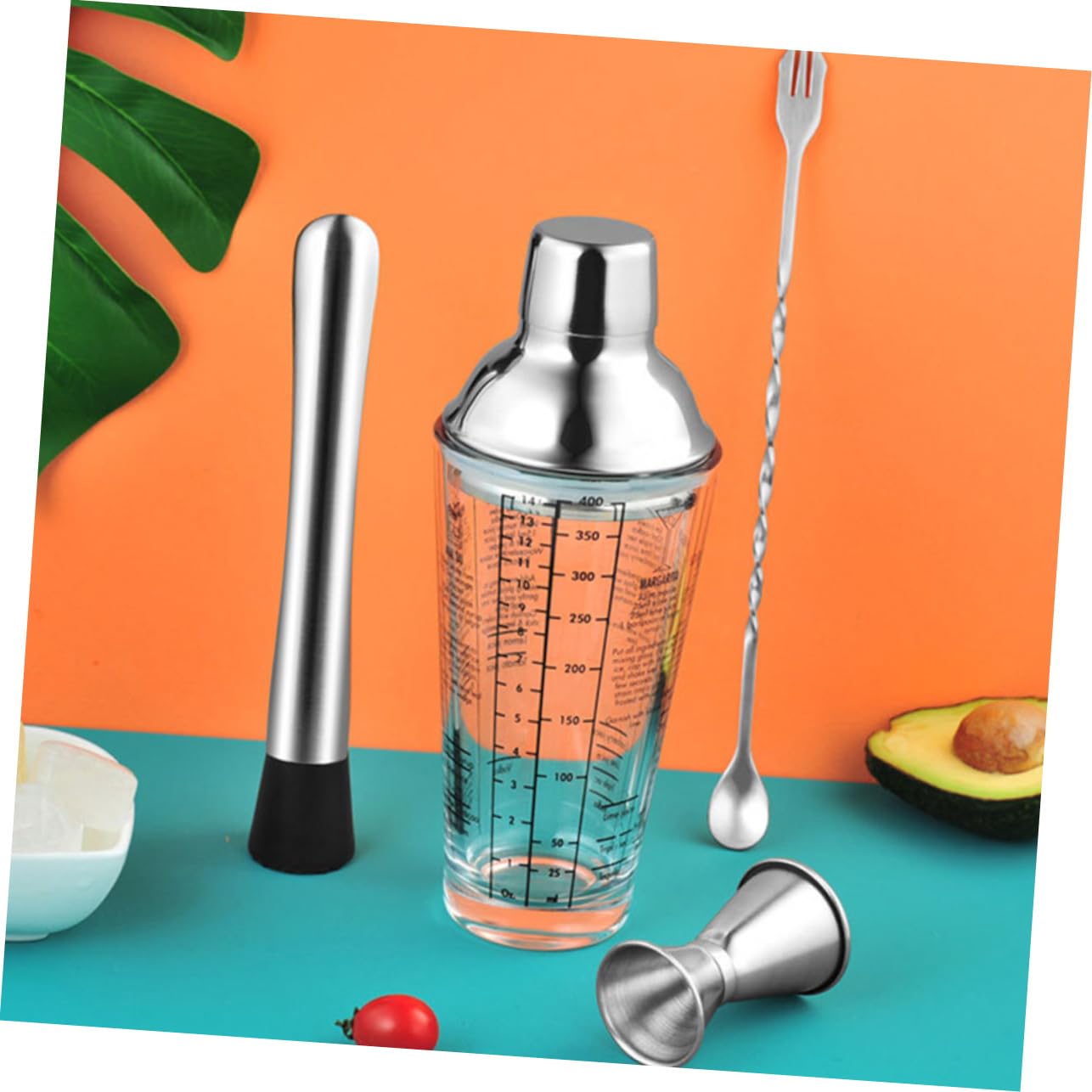 LIFKOME Cocteleras De Acero Inoxidable Cocteleras Suministros para Barman para Preparar Cócteles Casa Equipo para Cócteles Herramientas para Barman