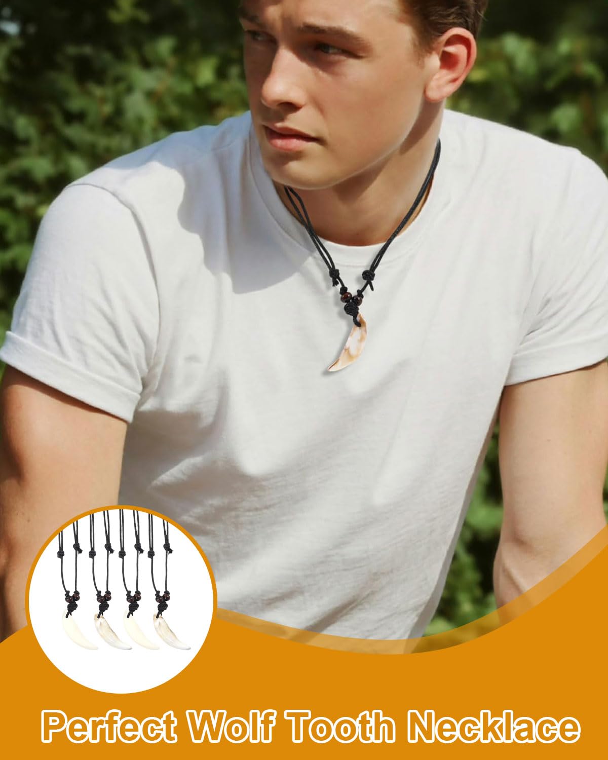 4PCS colgante diente de tiburon，collar surfero hombre Collar de cuero para hombre, diente, tabla de surf, punta de flecha, colgante de colmillo estilo surfista australiano, para hombres