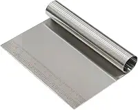 Espatula para Confeitaria Inox Cortar Raspar Confeitar Temperar Dividir Chocolate Bolo Com Régua15 CM Leve e De Fácil Manuseio Antiaderente