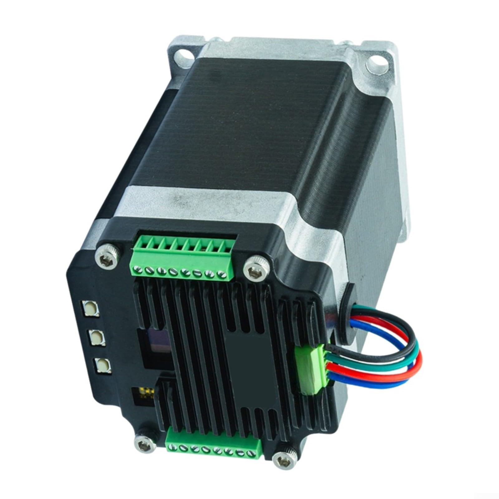 Para mks SERVO57D motor paso a paso driver Closed-Loop FOC RS485 CAN para Modbus para motores NEMA 23 57 mm 3000RPM carcasa de aluminio (motor (RS485))