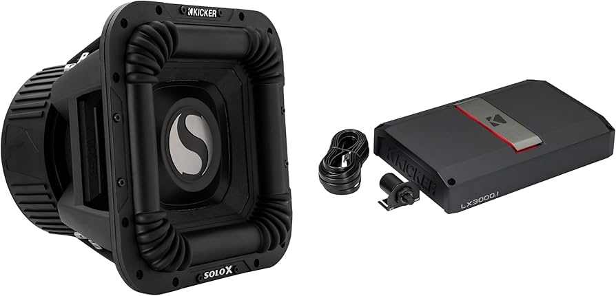 Amazon.com: KICKER 49L7X121 - SoloX L7X 12-Inch & LX3000.1 Mono