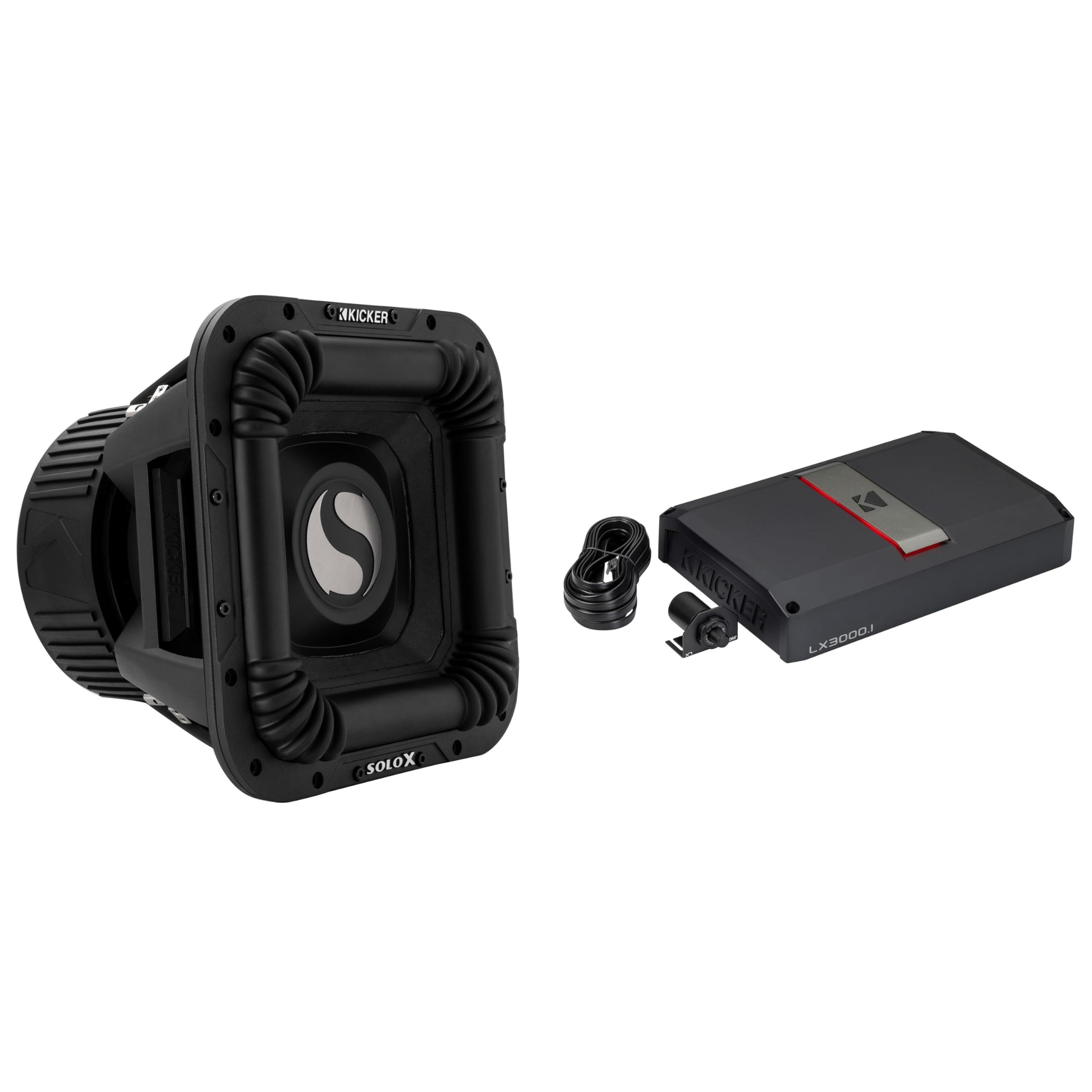 KICKER 49L7X121 - SoloX L7X 12-Inch & LX3000.1 Mono Amplifier