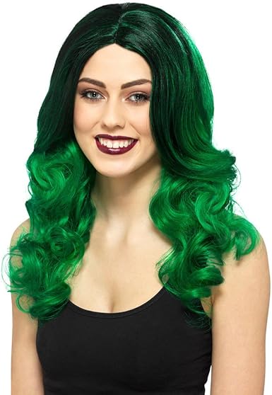 Green halloween wig Clearance