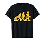 Evolution to Robot Funny Science Nerd Graphic Dark T-Shirt