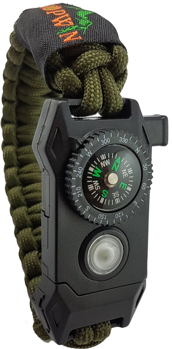 Kopwin Paracord Bracelet - Large Size- Dark Green