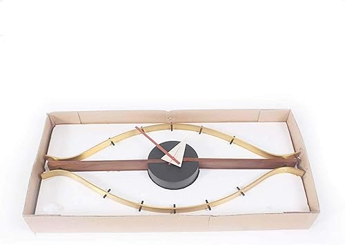 Miniatura 8 de Reloj de pared de calidad silencioso sin tictac certificación de seguridad reloj de ojo Nelson latón 3D clásico  reloj de pared de cuarzo silencioso