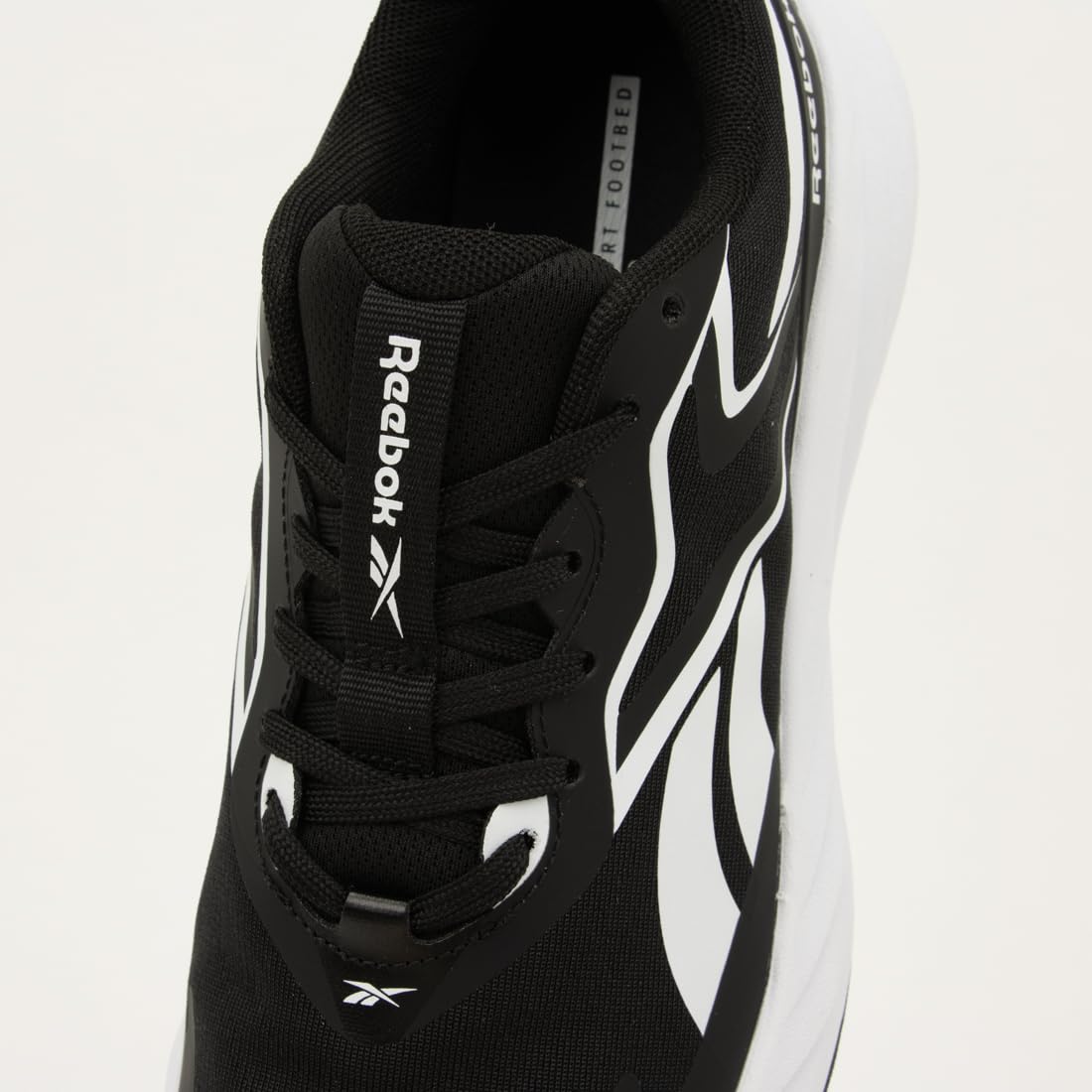 Reebok Zapatillas Deportivas para Hombre, Color Negro, Blanco y Blanco, Talla 43 EU