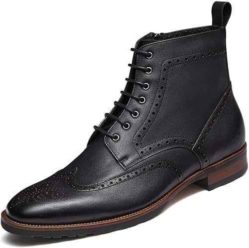 Botas Oxford casuales para hombre, botas de vestir Chukka para hombre