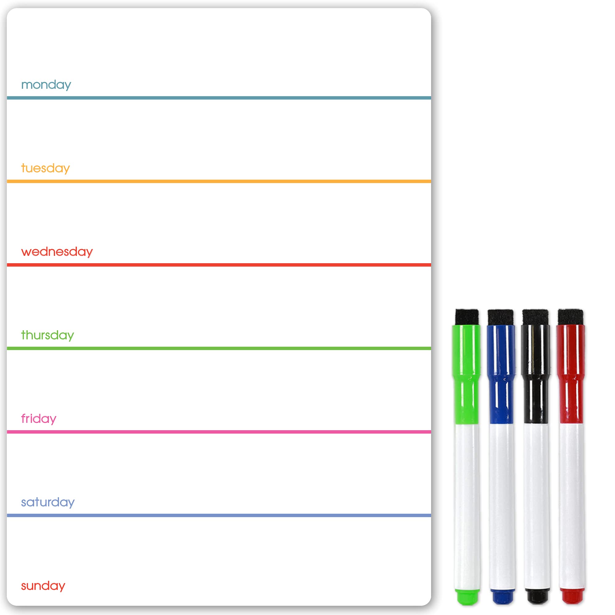 Buy TMS A4 Magnetic Weekly Planner And Dry Wipe Pens Small Fridge buy-tms-a4-magnetic-weekly-planner-and-dry-wipe-pens-small-fridge