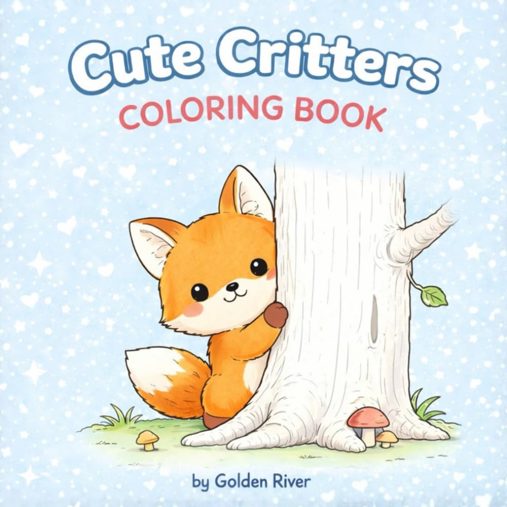 Cute Critters Coloring Book