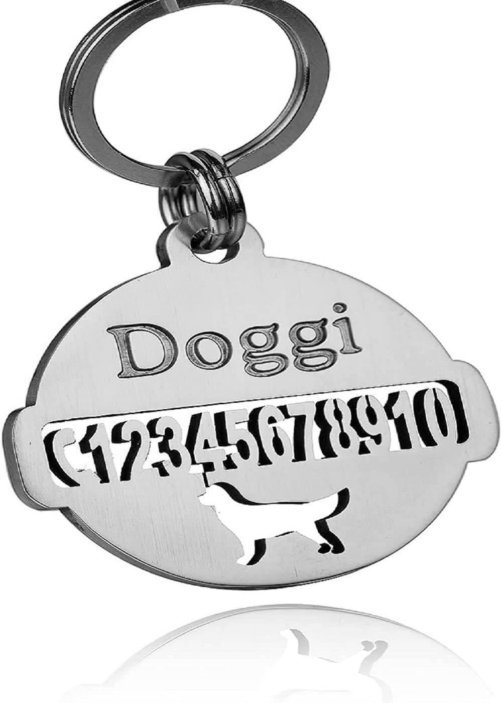 Luigi Personalized Openwork Engraved Dog ID Tag Custom Stainless Steel Pet ID Tag Anti-Oxidation Name Tag for Pets. (B0C45PLD72) Amazon Price History, Amazon Price Tracker