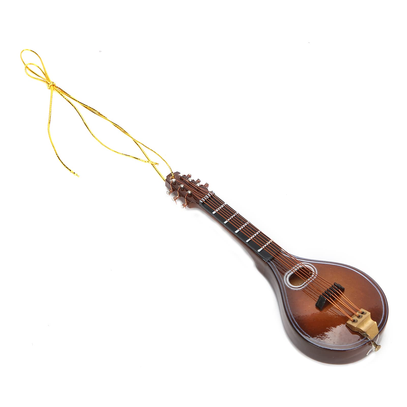 Mandoline Décoration Mandoline Mignon Mini Modèle Instrument de Musique Miniature Mandoline 10cm pour Enfants Amateurs de Musique Décoration de Maison