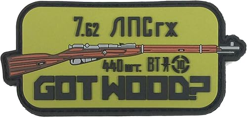Patriot Patch Co - Mosin Nagant - ¿Tienes madera? Parche