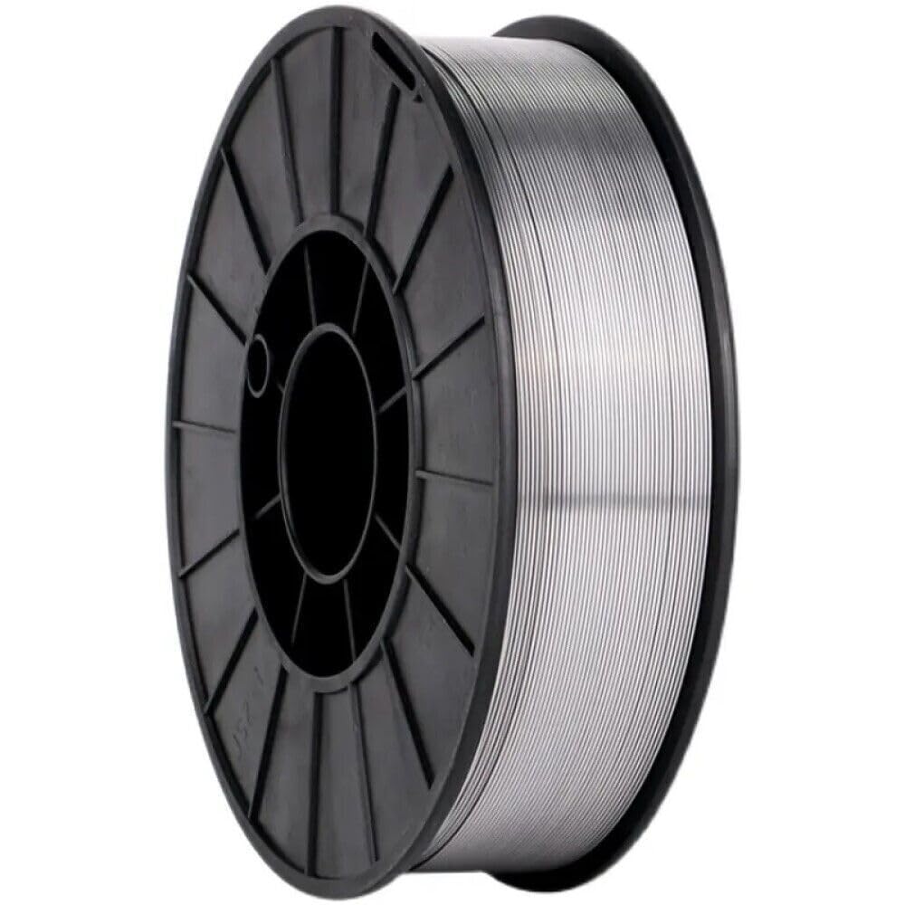 Topolenashop Filo Animato Per Saldatrice MIG No Gas 0,8 mm E71T-GS Bobina 5 Kg – Filo Continuo Per Saldatura Senza Gas Per Ferro e Acciaio Compatibile Ø Bobina 20 cm
