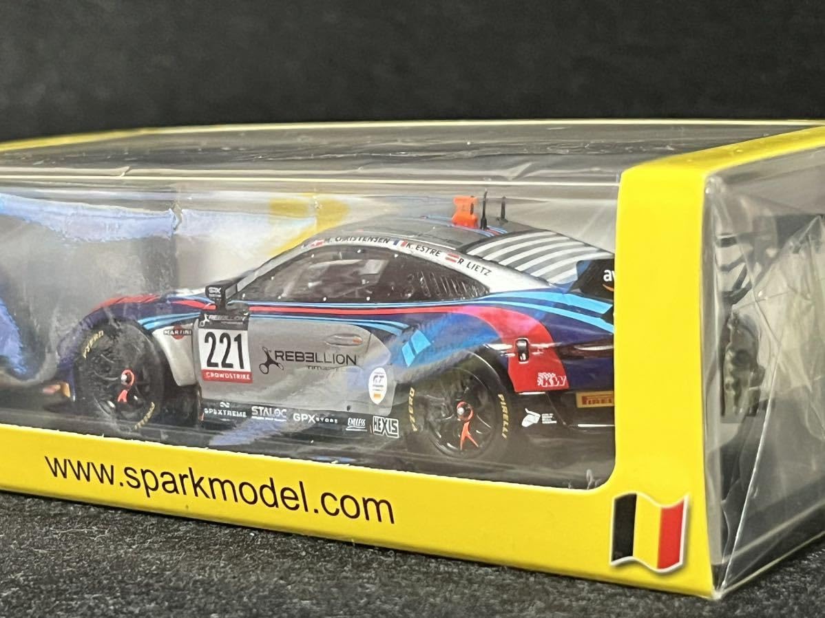 Amazon.co.jp: spark 1/43 911GT3R-GPX Martini Racing #221 R.Lietz_M