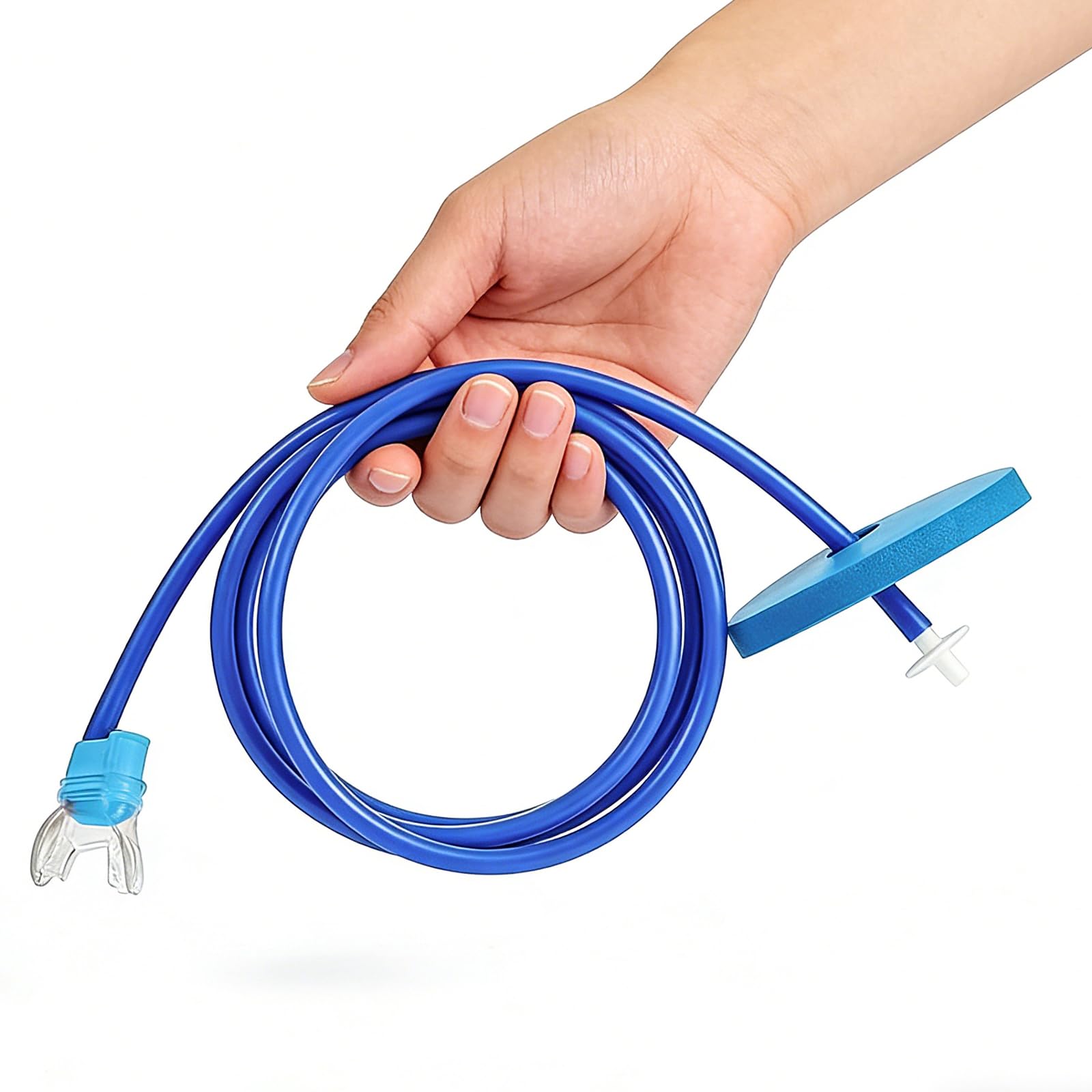 Snorkel Tube Foldable Mouthpiece for Breathing, Silicone
