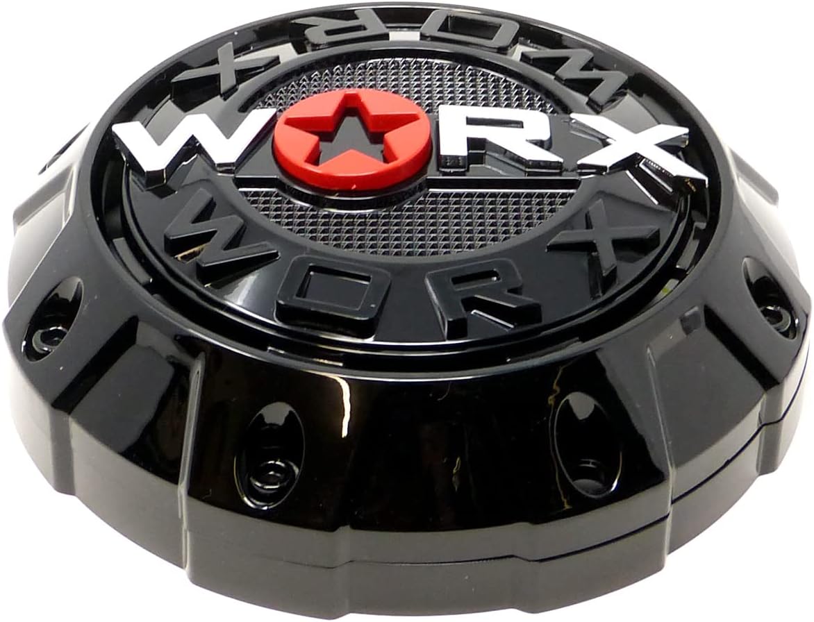 WRX-8856LB / Worx Alloy Gloss Black 5x150 Bolt On Center Cap