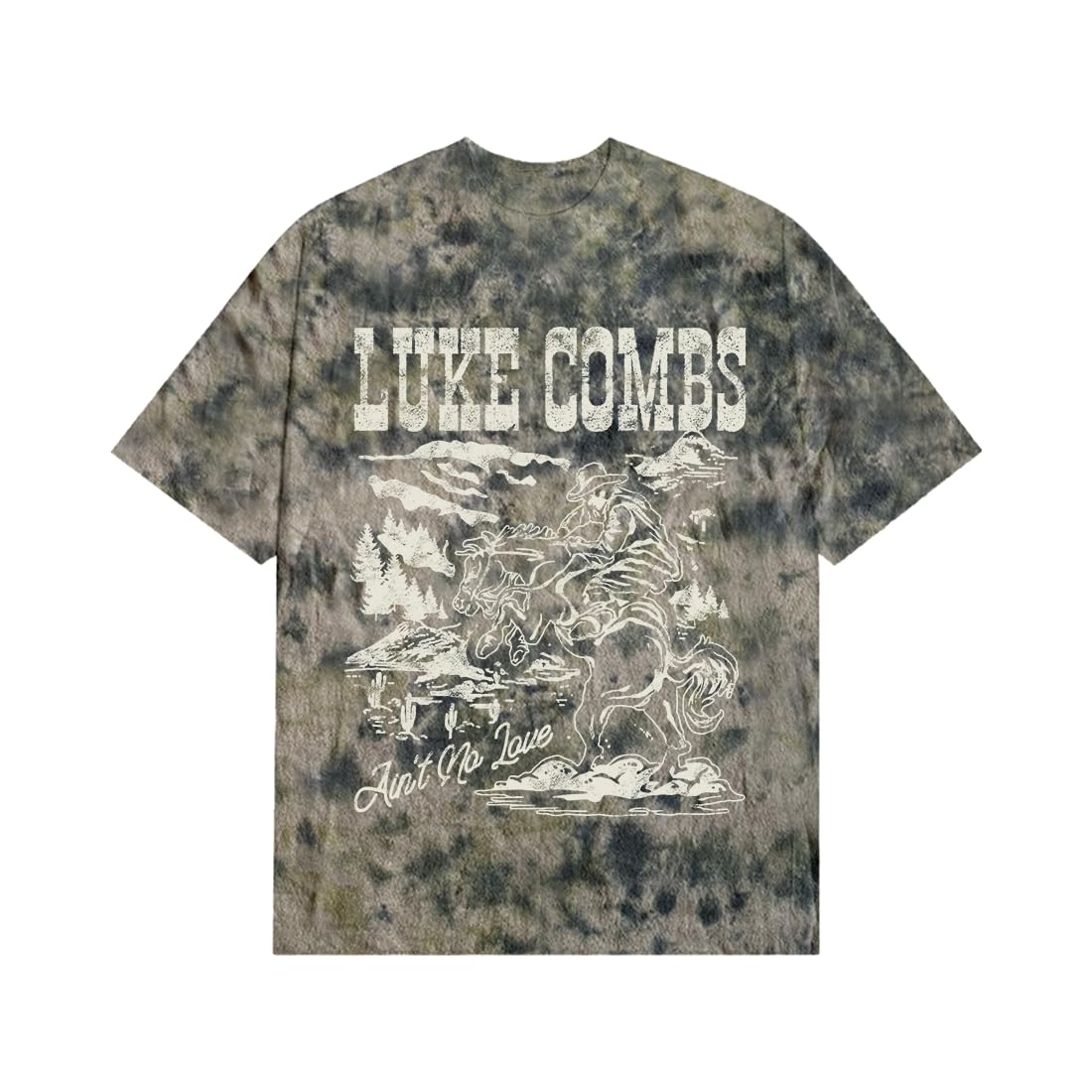 Luke Combs Unisex Camo Ain't No Love T-Shirt, Xxl