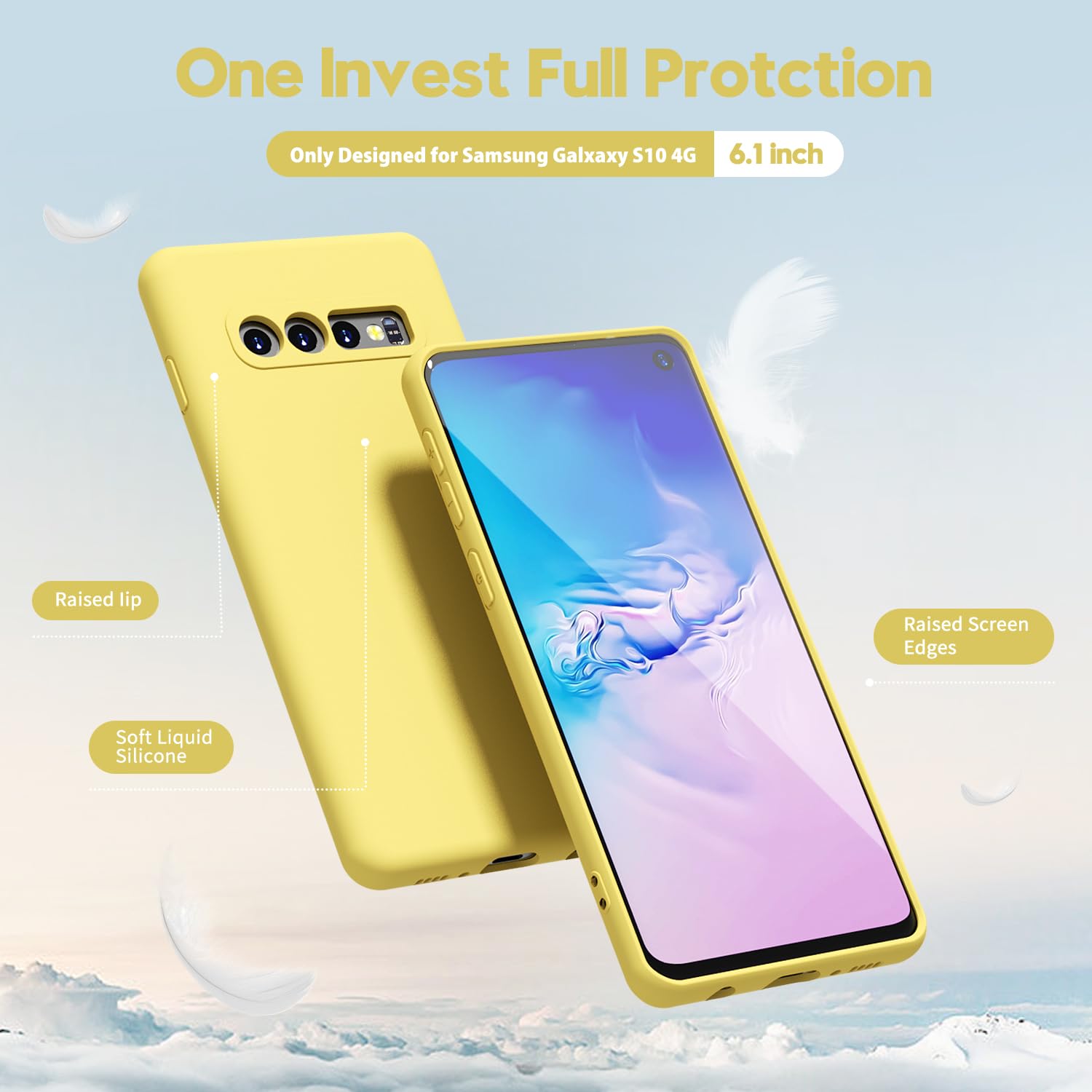 oakxco for Samsung Galaxy S24 Ultra Phone Case Liquid Silicone, Thin Slim Soft Rubber Gel TPU Plain Simple Cover for Women Girl Cute, Matte Solid Color, Brown Khaki Nude — view 91