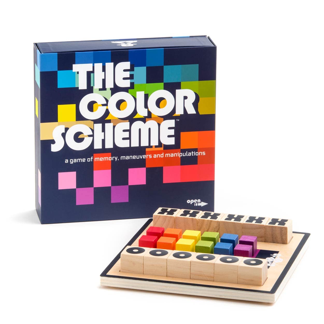 The Good Game CompanyColor Scheme - A Strategic 2 Player Game - Competitive Board Game - Super Fun for Outdoors, Travel, Friends and Family Game Nights