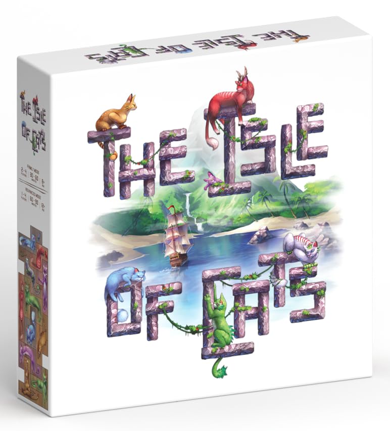 The Isle of Cats - Il pluripremiato gioco da tavolo per famiglie sul salvataggio di gatti per adulti e famiglie | 1-4 giocatori, età 8+ | Facile da imparare - da The City of Games
