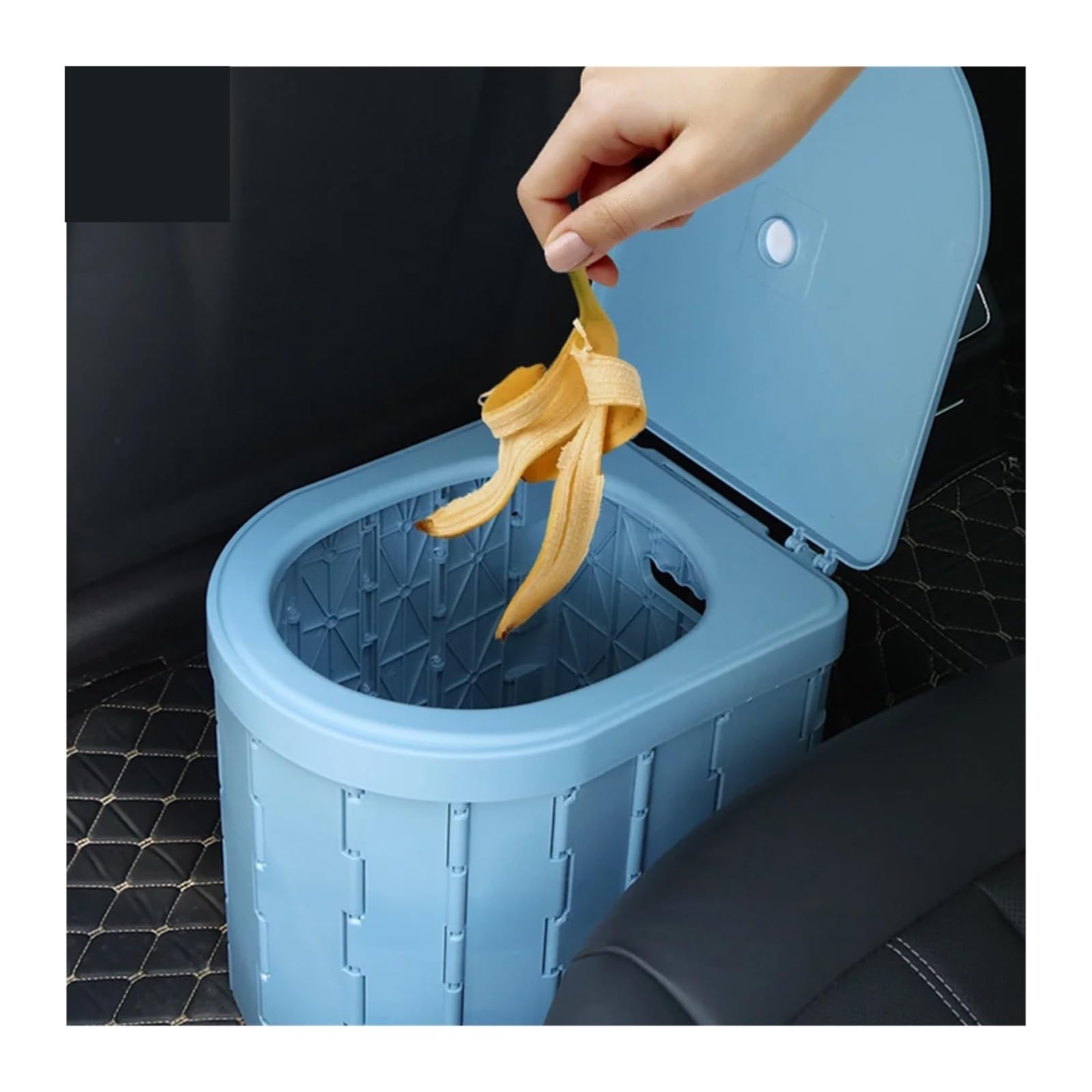 Klapptoilette Outdoor-Toilette for Camping, praktische, am Auto montierte Klapptoilette for Reisen, Erwachsene, Kinder und ältere Menschen, Töpfchen, rutschfest