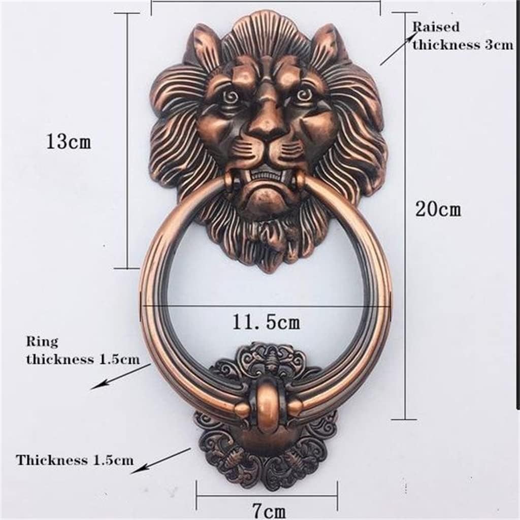 20cm *11.5cm Large Antique Lion Door Lionhead Lions Home Decoration