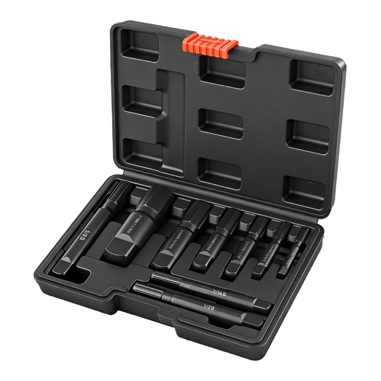 Cazstyk Break Pipe Removal Tool For Plumbers Mechanics Pipes Fitting With Storage Case Heavy Duty Extractor Set Home Workplace Equipment