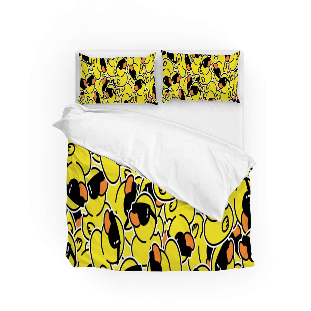 Parure de lit chat King pour chambre cosy avec housse de couette facile d'entretien