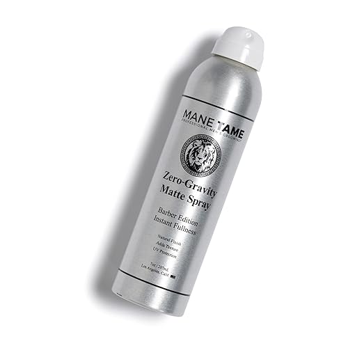 Miniatura 6 de MANE TAME - Spray de gravedad cero de 7 onzas con acabado mate, añade plenitud instantánea, volumen, textura y protección UV para un cabello más