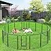 BestPet | Dog Playpen | 40 Inch, 16 Panels | Heavy Duty Metal Pet Exercise Pen | Indoor Outdoor Fence Panels | Rust-Resistant, Removable, Tool-Free Setup | Anti-Skid, Expandable Design