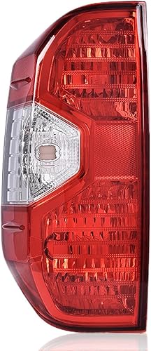 CHEDA Repuesto de lámpara trasera roja compatible con camioneta Toyota Tundra 2014 2015 2016 2017 2018 2019 2020 2021 izquierda