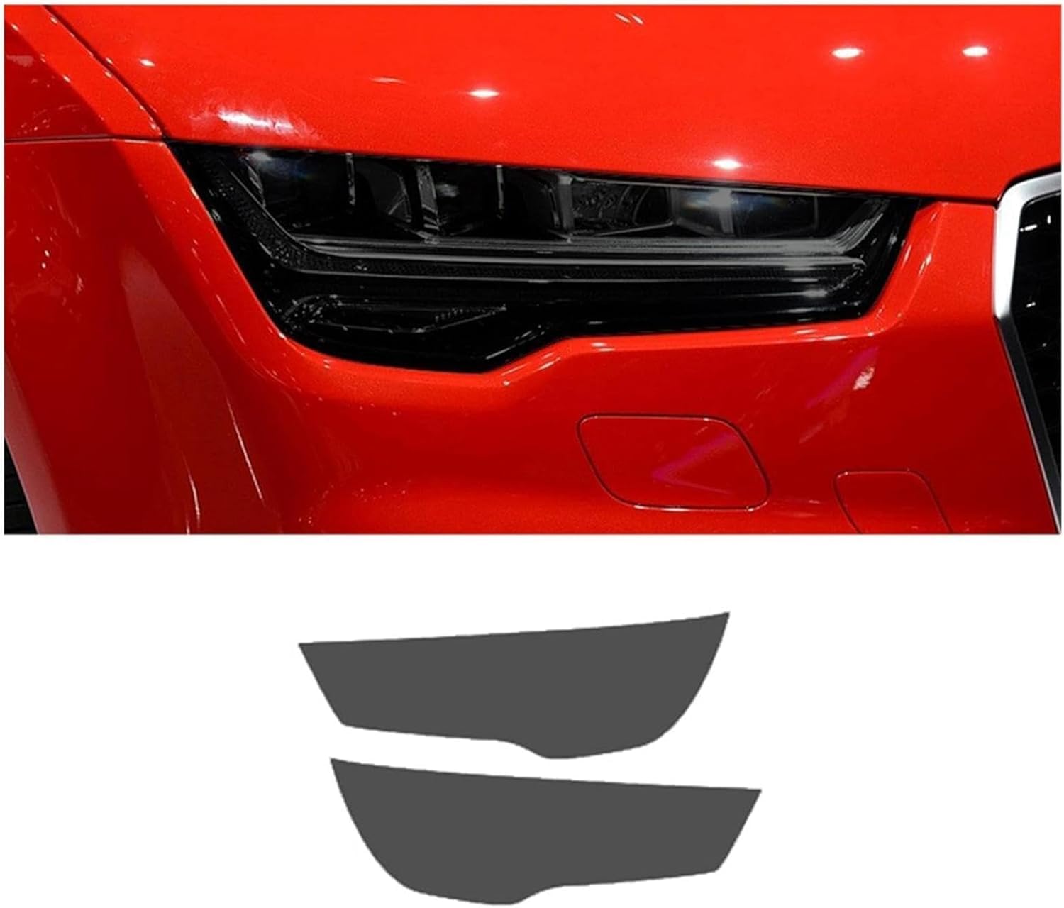 SamLng Car Front Light Film for RS7 2015-2019 Headlight Protection Sticker Car Front Headlamp Protection Film car Lights Film Headlight Anti-Scratch Non-Yellowing Protective Film