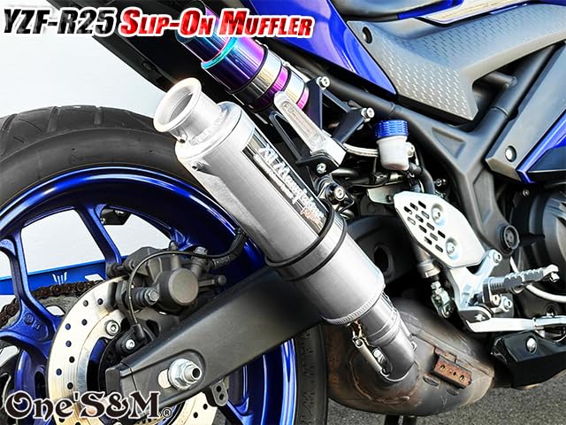 Amazon.co.jp: W2-365MF NEW YZF-R25 MT25 MT03用 マフラー