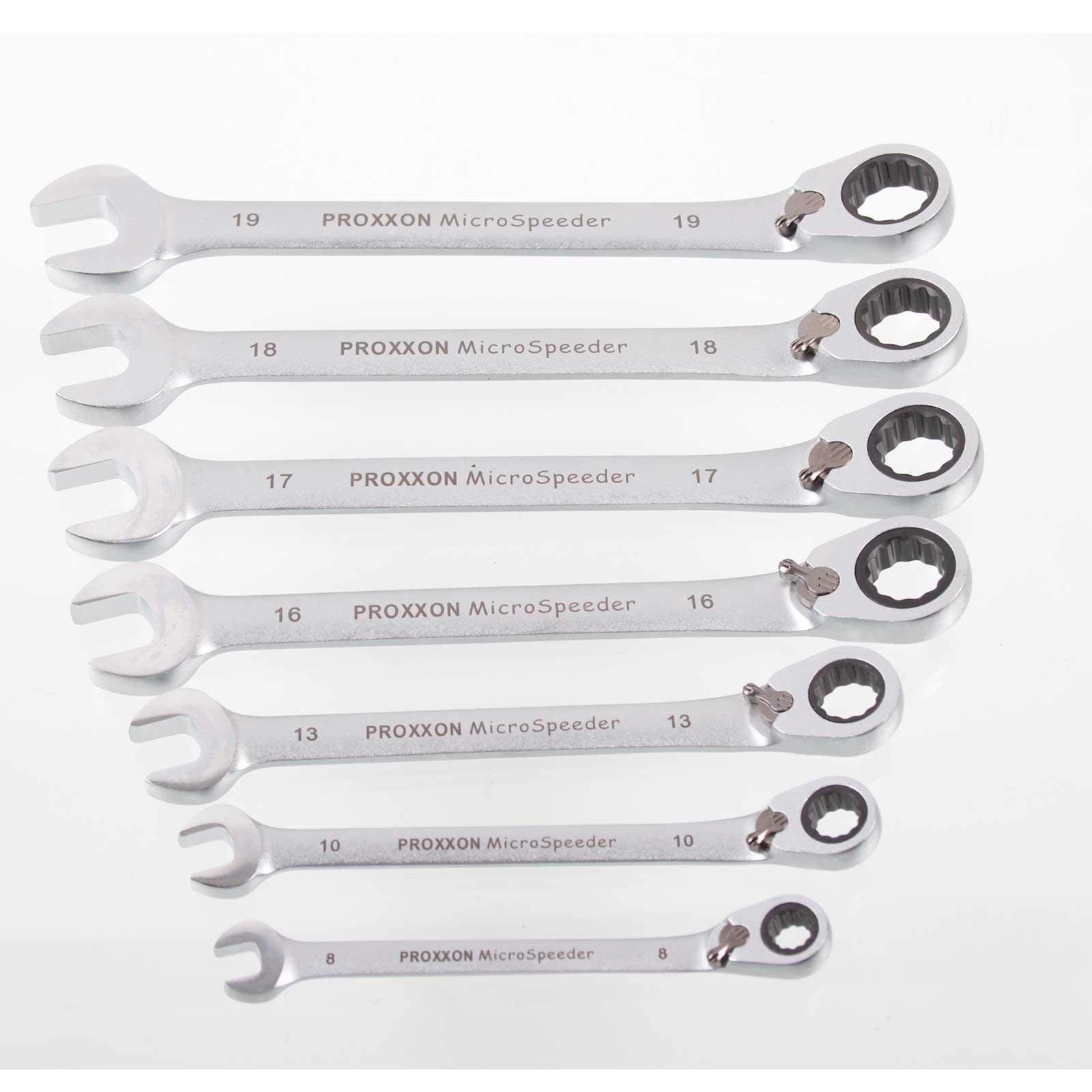 PROXXON 23124 Coffret clé Combispeeder 7 pièces de 10 à 19 mm (Import Allemagne)