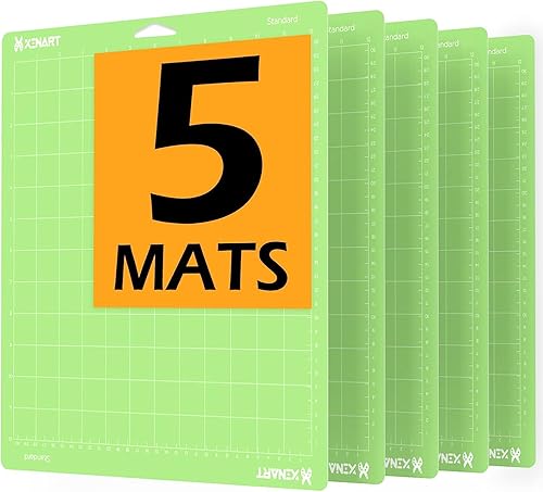 Vista 25 de Xinart Alfombrillas de corte para Cricut Maker 3/Maker/Explore Air 2/Air/One (agarre ligero + agarre estándar, 12 x 12 pulgadas) alfombrillas