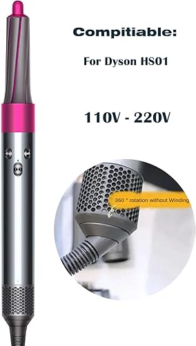 Miniatura 2 de Cable de repuesto para Dyson HS01 Airwrap Hair Style AC Cable cargador de 9 pies 110 V - 220 V