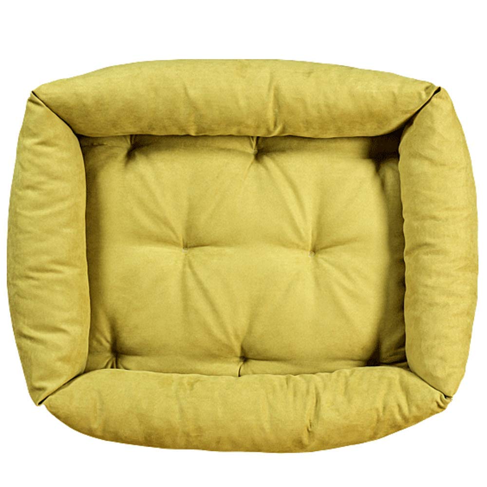 evergreenweb – Cama para perros 45 x 65 cm de tamaño pequeño, Relleno de Lazo Water Foam efecto pluma Suave lavable, caseta de interiores con cojín desenfundable, colchón para animales Domésticos, Rex