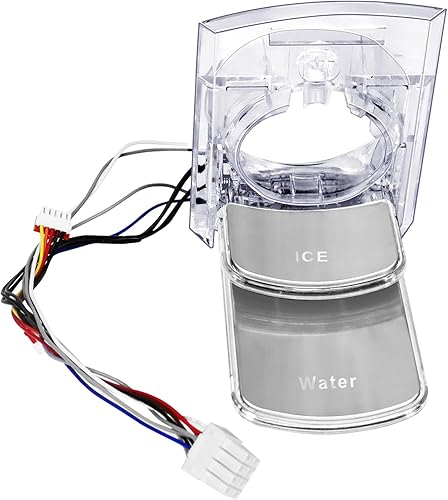Pieza mejorada #DA97-08519A - Palanca dispensadora de hielo y agua para refrigerador, parte AP4578518, 2051414, PS417590, compatible con