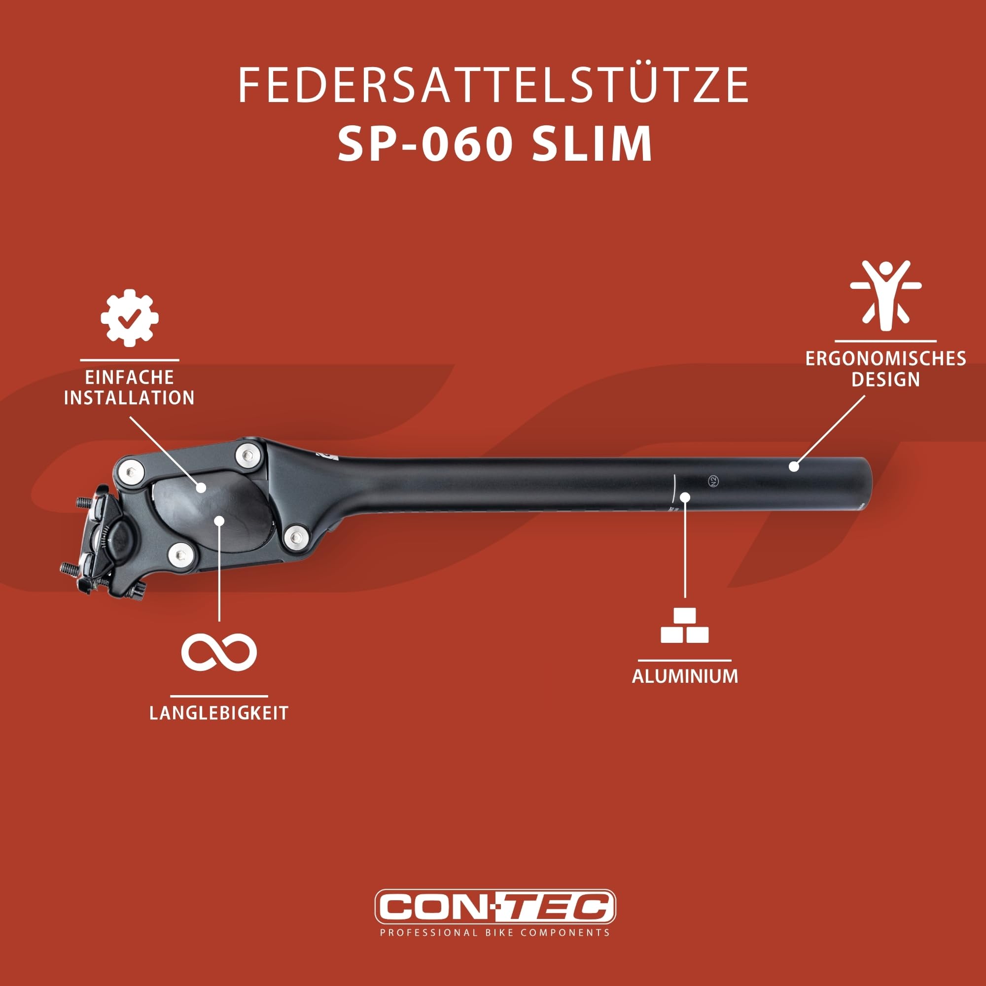 Contec parallèle de selle à ressort 31,6 mm SW