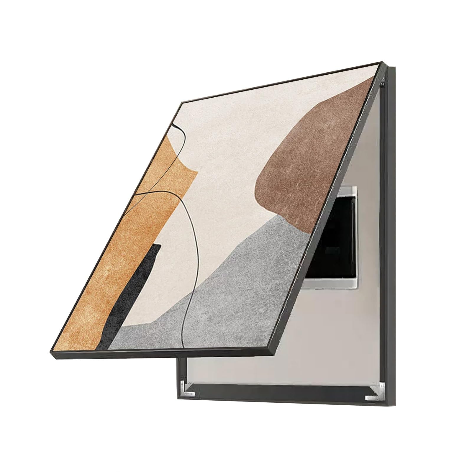 Copertura verticale per contatore elettrico, pannello decorativo per scatola di circuito, decorazione da parete per soggiorno e sala da pranzo