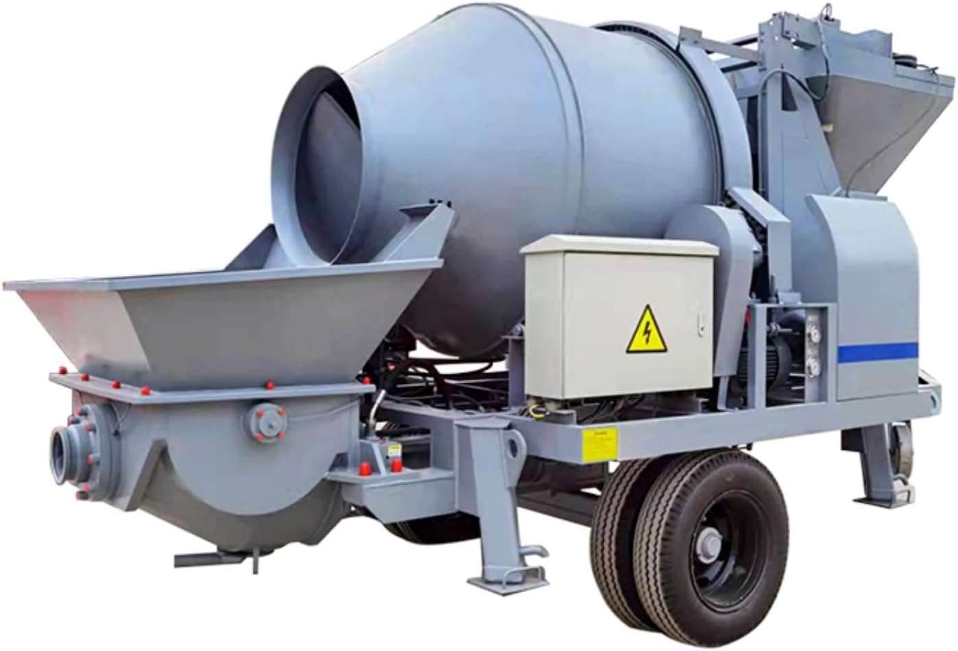 Heavy-Duty Concrete Mixer with Pump – Powerful Mobile Cement Mixer for Efficient Concrete Delivery at Construction Projects