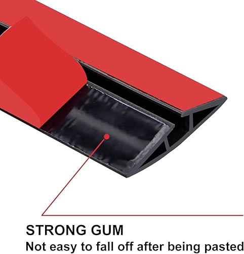 Miniatura 3 de Cubierta de cable de silicona para el suelo de 10 pies, fácil de instalar, organizador de cables y ocultador, cubierta de cable de extensión ideal