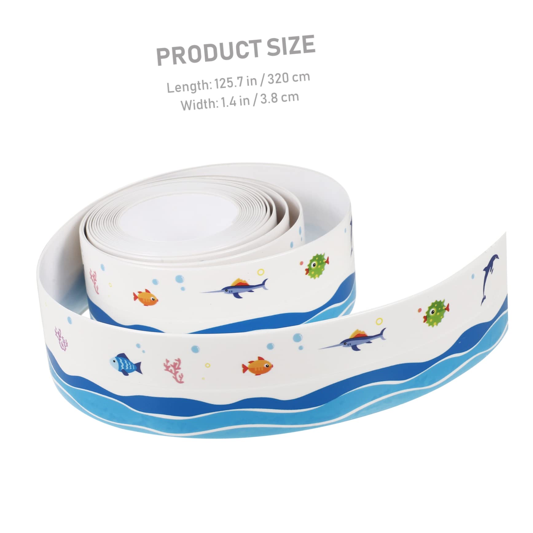 HAWILLOSCH Long-Lasting Sealant Tape Caulking Tape Strip for Bathroom Self Adhesive Caulk Strip for Seams