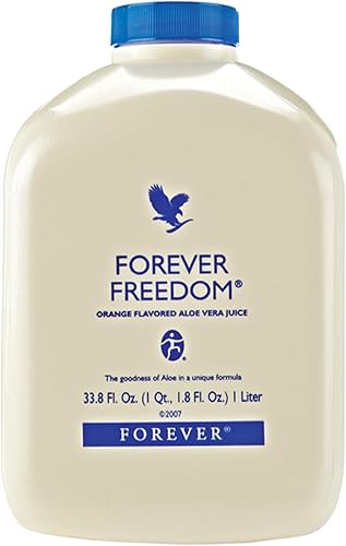 Forever Living - Jugo de aloe vera con sabor a naranja Forever Freedom, 33.8 onzas líquidas (paquete de 1), con condroitina, glucosamina y jugo de