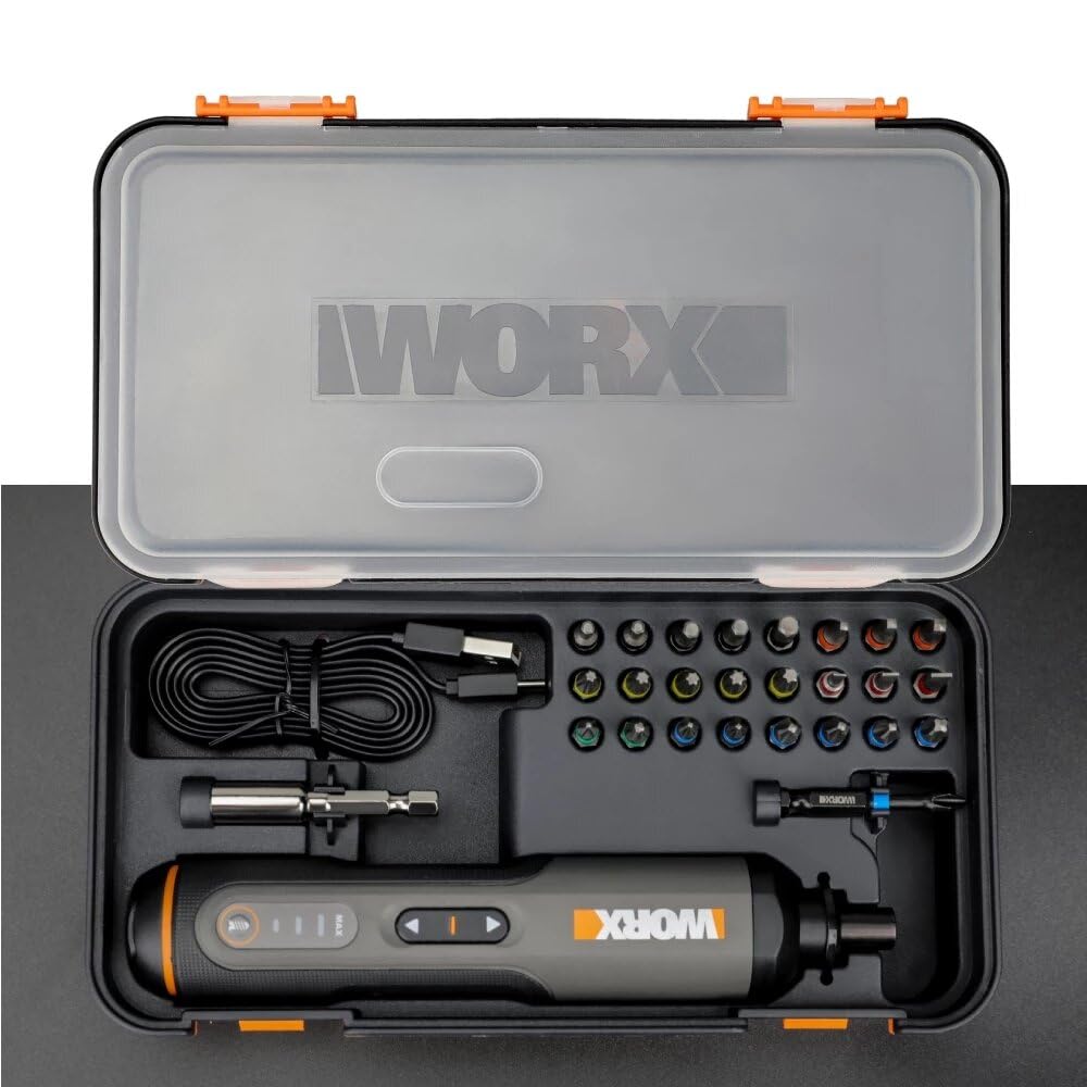 WX240 4V USB Mini śrubokręt Bezprzewodowy elektryczny Hosehold DIY Narzędzie Uchwyt z 26 sztuk bitów,Wkrętarki elektryczne